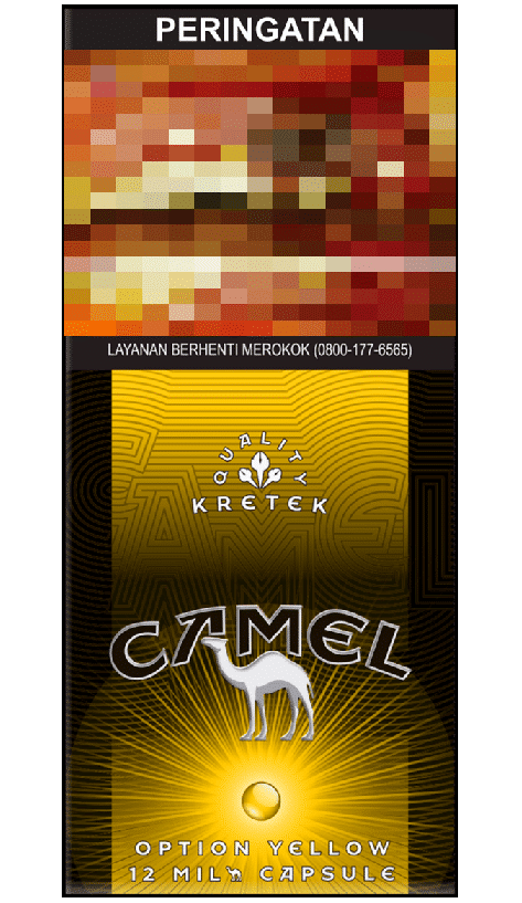 Camel-Option-Yellow-Banana-Menthol-Kretek-Clove-Cigarette.png Camel Option Yellow – Clove Cigarette - Image 1